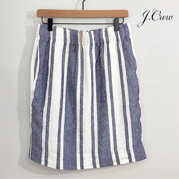 J. Crew Dresses & Skirts - NWT J. Crew Pull-On 100% Linen Skirt